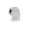 Capot C, Alliage de zinc moulé, acier inoxydable, IP65, Sortie horizontale, M25